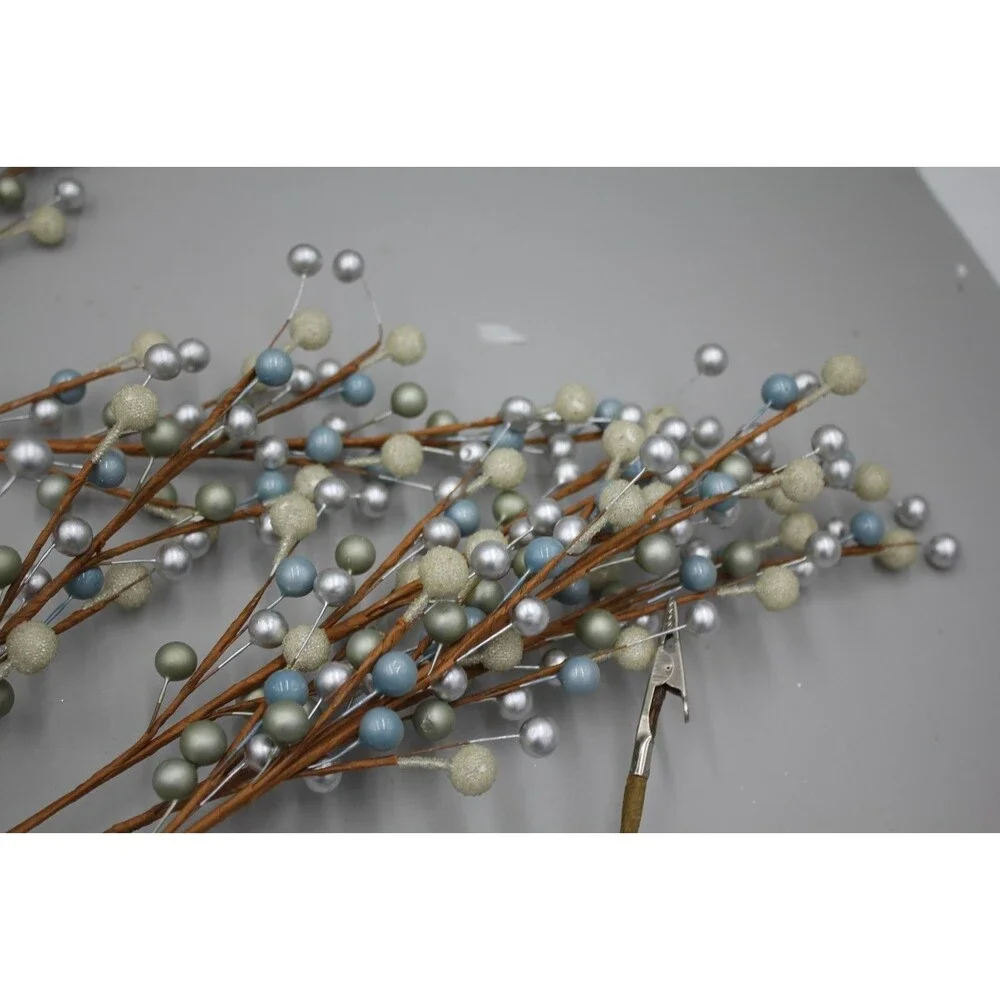 18 Pcs Branches, Flowers, Stems Huge Ornament Lot Vintage-Inspired At Home Magic